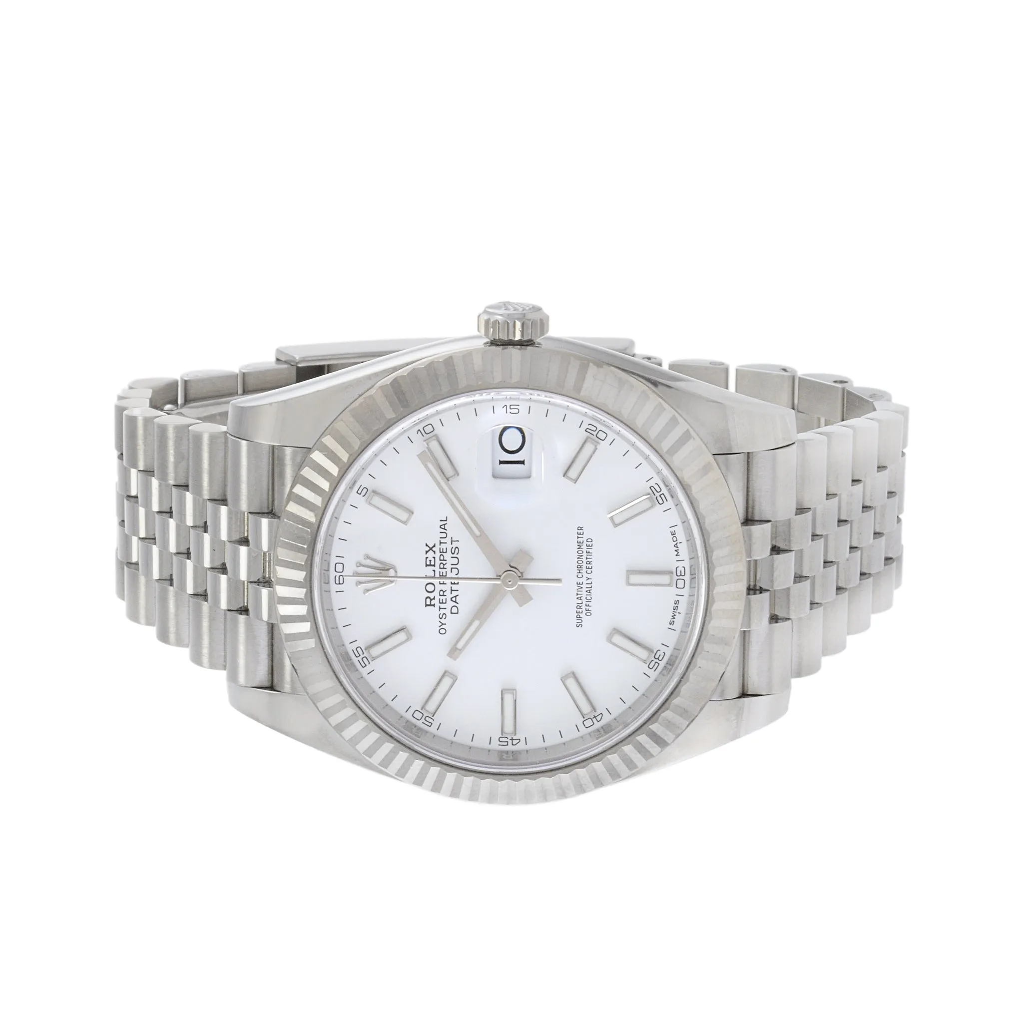 Rolex Datejust 41 Stainless Steel and 18K White Gold