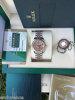 ROLEX DATEJUST LADIES TWO TONE STEEL & ROSE GOLD JUBILEE DIAL & BRACELET 178271