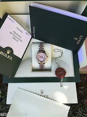 ROLEX DATEJUST LADIES WATCH TWO TONE MODEL 179171