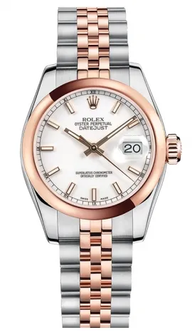 Rolex - Datejust Lady 26 - Steel and Pink Gold - Domed Bezel