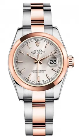 Rolex - Datejust Lady 26 - Steel and Pink Gold - Domed Bezel