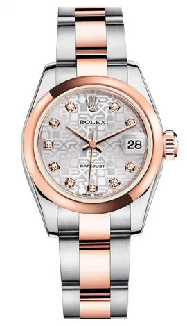 Rolex - Datejust Lady 26 - Steel and Pink Gold - Domed Bezel