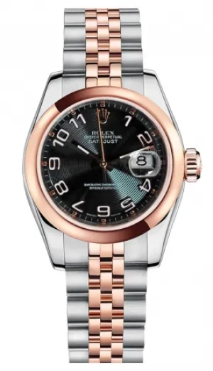 Rolex - Datejust Lady 26 - Steel and Pink Gold - Domed Bezel