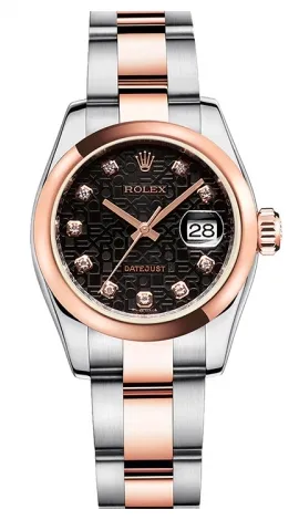 Rolex - Datejust Lady 26 - Steel and Pink Gold - Domed Bezel