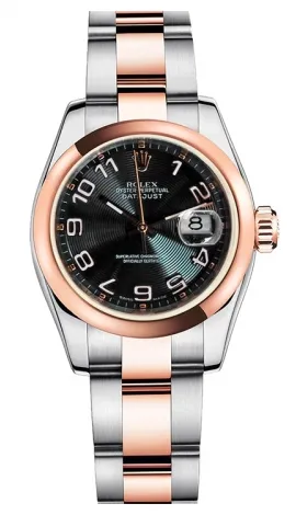 Rolex - Datejust Lady 26 - Steel and Pink Gold - Domed Bezel