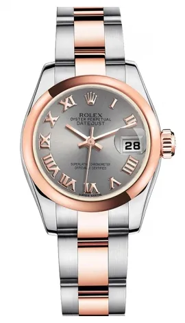 Rolex - Datejust Lady 26 - Steel and Pink Gold - Domed Bezel