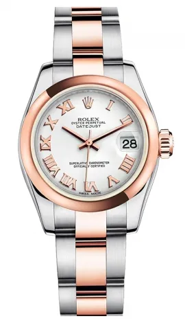 Rolex - Datejust Lady 26 - Steel and Pink Gold - Domed Bezel
