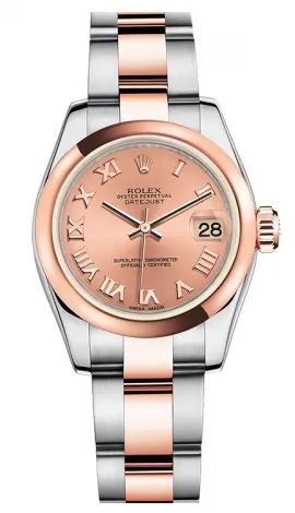 Rolex - Datejust Lady 26 - Steel and Pink Gold - Domed Bezel
