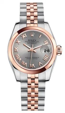 Rolex - Datejust Lady 26 - Steel and Pink Gold - Domed Bezel