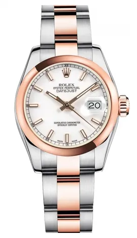 Rolex - Datejust Lady 26 - Steel and Pink Gold - Domed Bezel