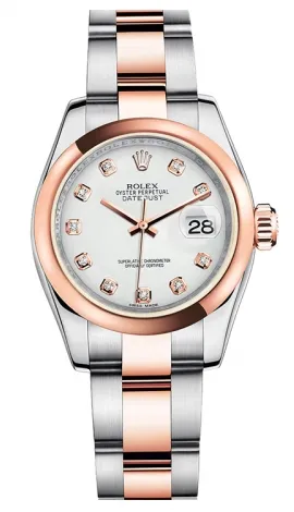 Rolex - Datejust Lady 26 - Steel and Pink Gold - Domed Bezel