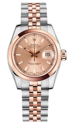 Rolex - Datejust Lady 26 - Steel and Pink Gold - Domed Bezel