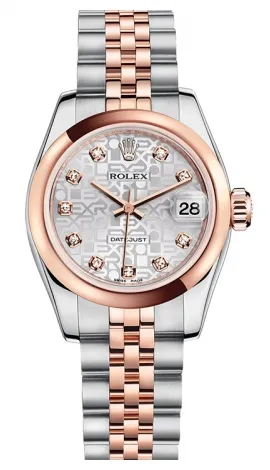 Rolex - Datejust Lady 26 - Steel and Pink Gold - Domed Bezel