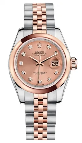 Rolex - Datejust Lady 26 - Steel and Pink Gold - Domed Bezel