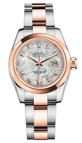 Rolex - Datejust Lady 26 - Steel and Pink Gold - Domed Bezel