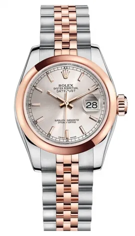 Rolex - Datejust Lady 26 - Steel and Pink Gold - Domed Bezel