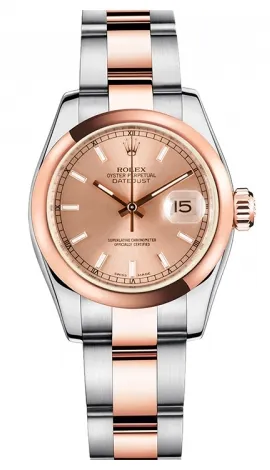 Rolex - Datejust Lady 26 - Steel and Pink Gold - Domed Bezel