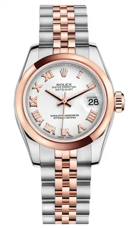 Rolex - Datejust Lady 26 - Steel and Pink Gold - Domed Bezel