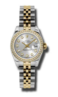 Rolex - Datejust Lady 26 - Steel and Yellow Gold - 46 Diamond Bezel