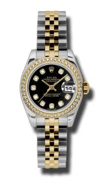 Rolex - Datejust Lady 26 - Steel and Yellow Gold - 46 Diamond Bezel