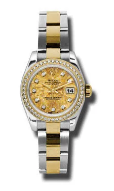 Rolex - Datejust Lady 26 - Steel and Yellow Gold - 46 Diamond Bezel