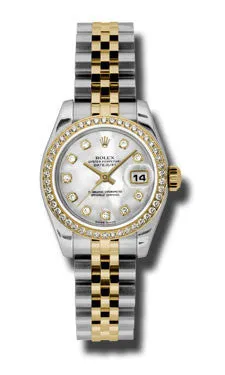 Rolex - Datejust Lady 26 - Steel and Yellow Gold - 46 Diamond Bezel