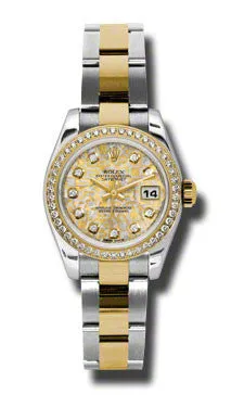Rolex - Datejust Lady 26 - Steel and Yellow Gold - 46 Diamond Bezel