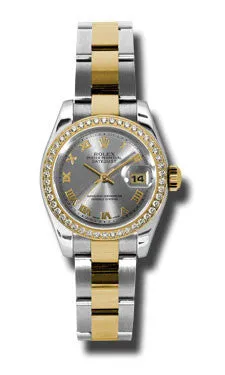 Rolex - Datejust Lady 26 - Steel and Yellow Gold - 46 Diamond Bezel