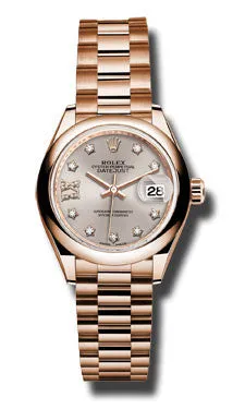Rolex - Datejust Lady 28 Everose Gold - Domed Bezel