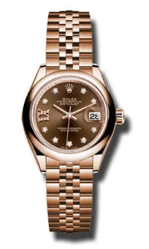 Rolex - Datejust Lady 28 Everose Gold - Domed Bezel
