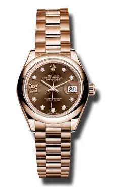 Rolex - Datejust Lady 28 Everose Gold - Domed Bezel