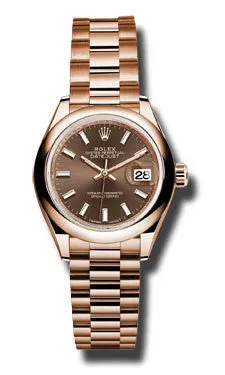 Rolex - Datejust Lady 28 Everose Gold - Domed Bezel