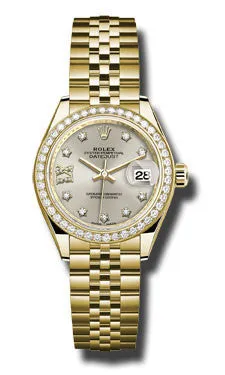 Rolex - Datejust Lady 28 Yellow Gold - Diamond Bezel