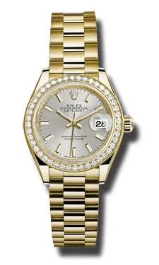 Rolex - Datejust Lady 28 Yellow Gold - Diamond Bezel
