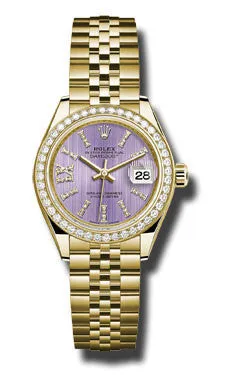 Rolex - Datejust Lady 28 Yellow Gold - Diamond Bezel