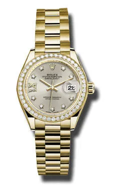 Rolex - Datejust Lady 28 Yellow Gold - Diamond Bezel