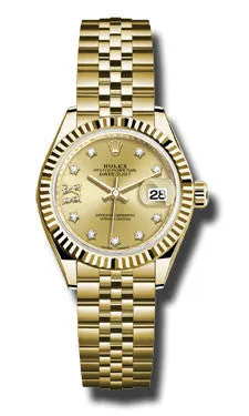 Rolex - Datejust Lady 28 Yellow Gold - Fluted Bezel