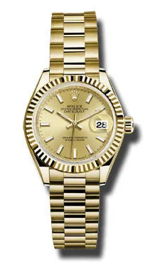 Rolex - Datejust Lady 28 Yellow Gold - Fluted Bezel