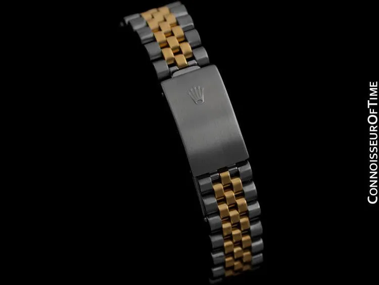 Rolex Datejust Mens 2-Tone Quick Set Watch - Champagne Diamond Dial - Stainless Steel & 18K Gold