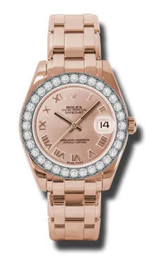 Rolex - Datejust Pearlmaster 34 Everose Gold