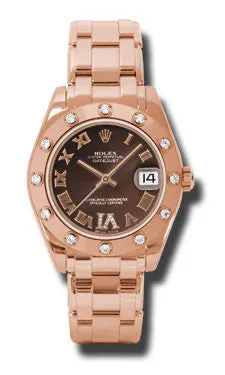 Rolex - Datejust Pearlmaster 34 Everose Gold