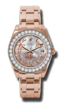 Rolex - Datejust Pearlmaster 34 Everose Gold