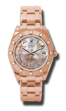 Rolex - Datejust Pearlmaster 34 Everose Gold