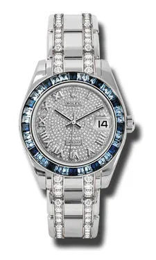 Rolex - Datejust Pearlmaster 34 White Gold - 36 Sapphire Bezel