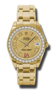 Rolex - Datejust Pearlmaster 34 Yellow Gold