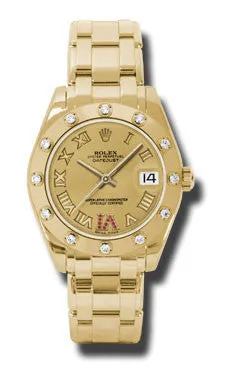 Rolex - Datejust Pearlmaster 34 Yellow Gold