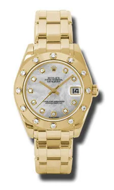 Rolex - Datejust Pearlmaster 34 Yellow Gold