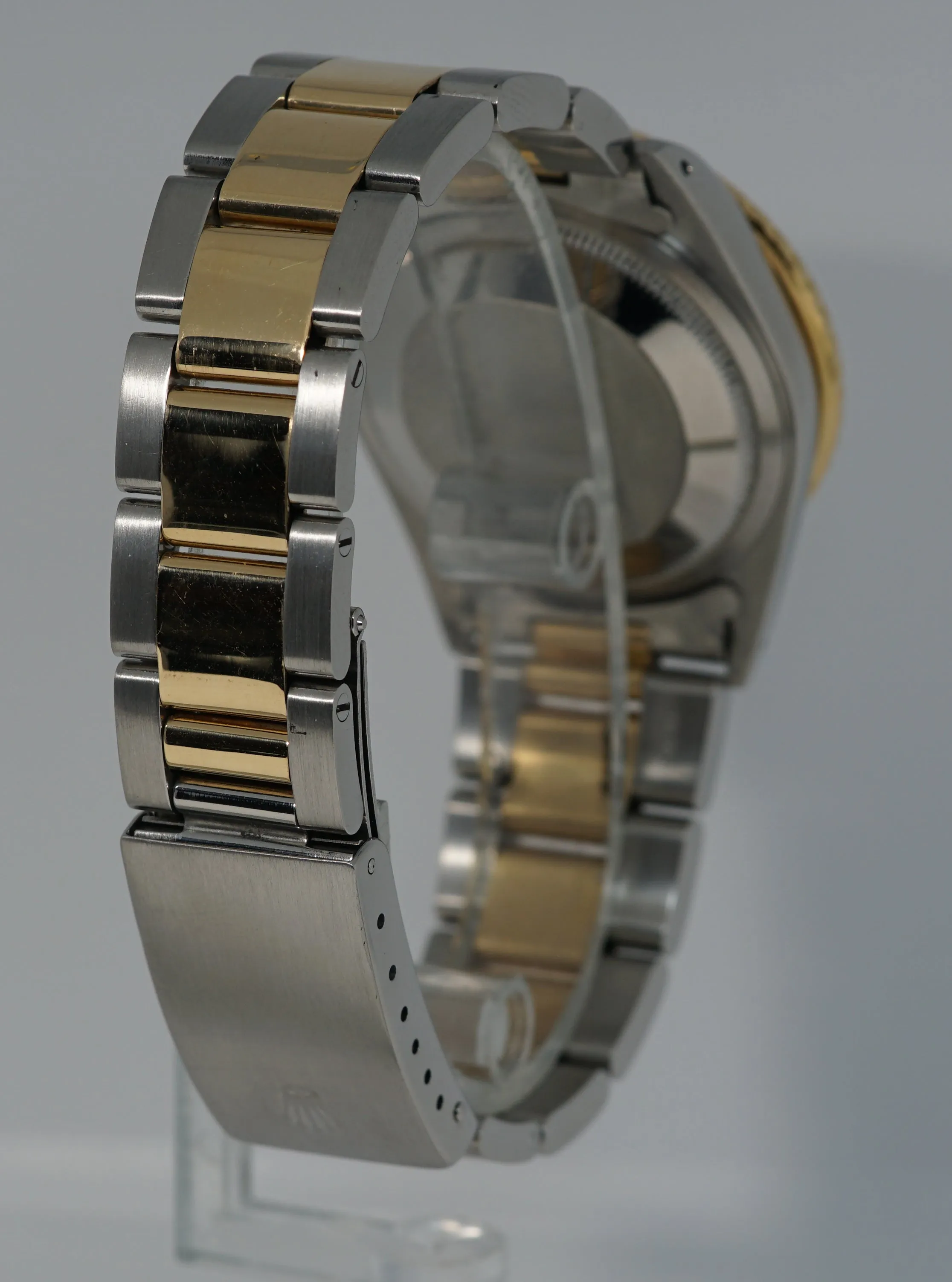 Rolex DateJust Turn-O-Graph Thunderbird Two-Tone White Roman Oyster Watch 16263