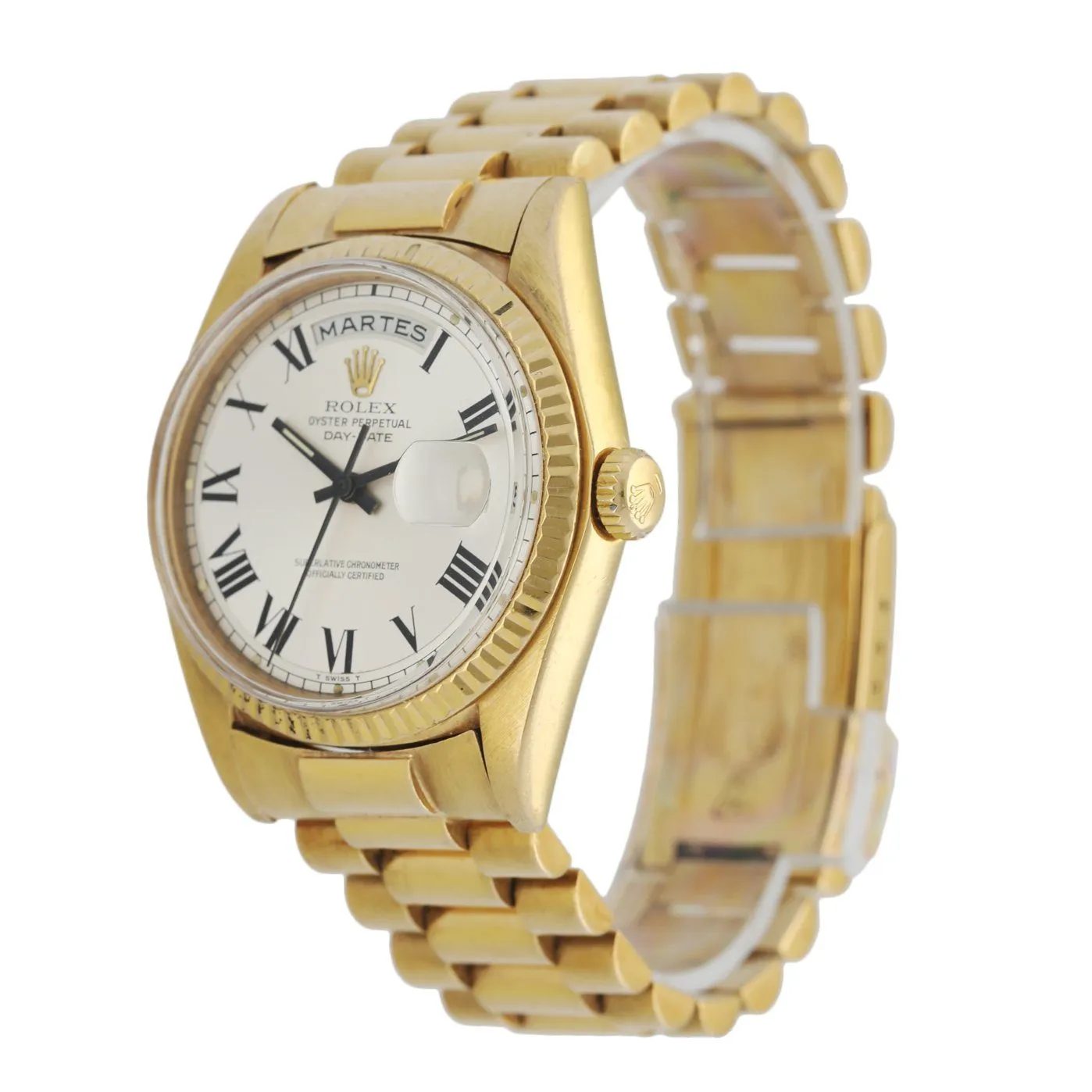 Rolex Day Date 1803 18K Yellow Gold Buckley Dial Vintage Men's Watch