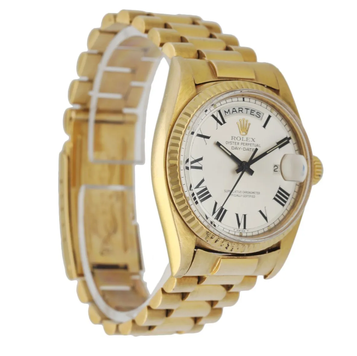Rolex Day Date 1803 18K Yellow Gold Buckley Dial Vintage Men's Watch